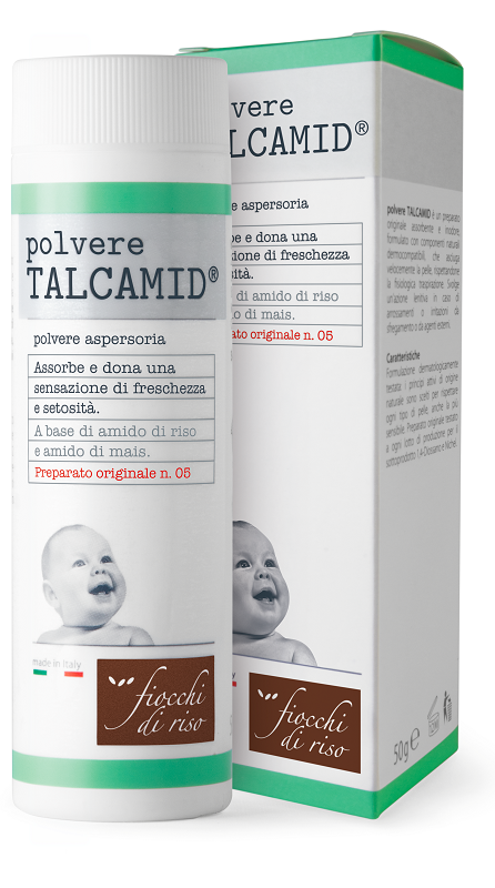TALCAMID POLVERE FDR 50 G - Farmacia Nuova Dr.ssa Gabriella Catellani