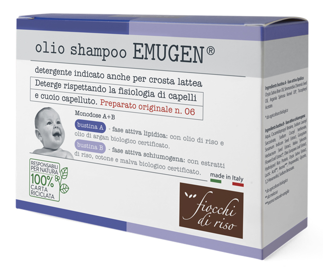 FIOCCHI DI RISO EMUGEN OLIO SHAMPOO ULTRADELICATO 45 ML - Farmacia Nuova Dr.ssa Gabriella Catellani