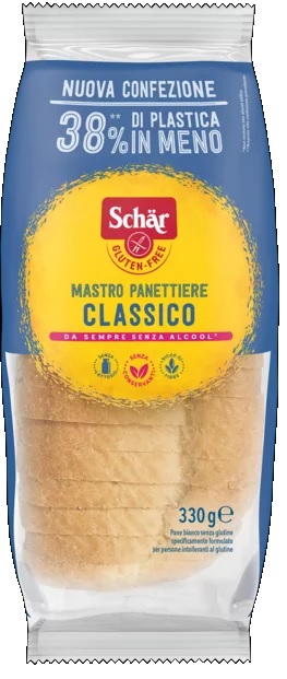 SCHAR CLASSICO DEL MASTRO PANETTIERE PANE BIANCO SENZA LATTOSIO 330 G - Farmacia Nuova Dr.ssa Gabriella Catellani