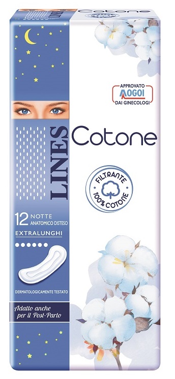 LINES COTONE NON ULTRA NOTTE DISTESI 12 PEZZI - Farmacia Nuova Dr.ssa Gabriella Catellani
