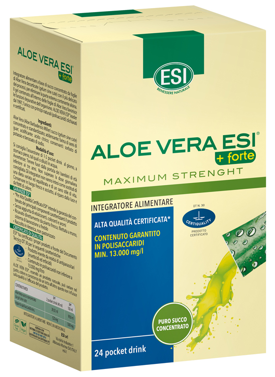 ESI ALOE VERA SUCCO + FORTE 24 POCKET DRINK - Farmacia Nuova Dr.ssa Gabriella Catellani