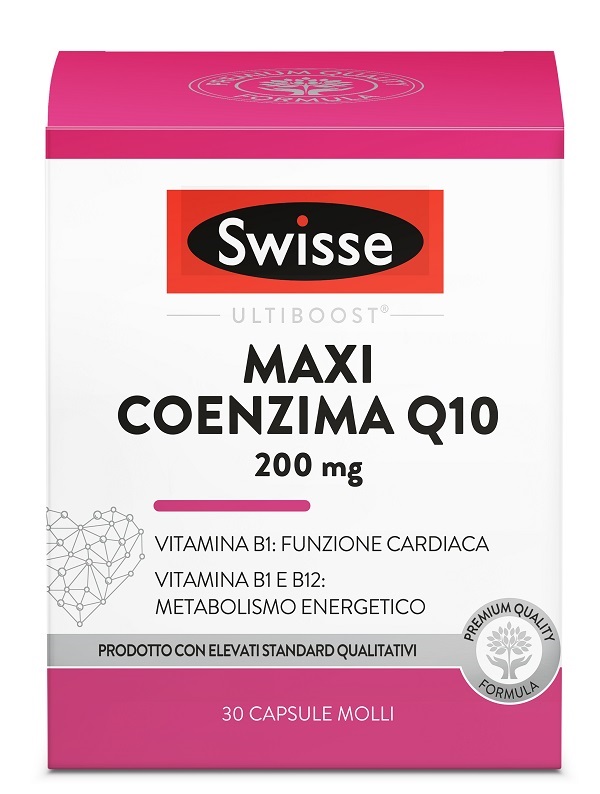 SWISSE MAXI COENZIMA Q10 200 MG 30 CAPSULE - Farmacia Nuova Dr.ssa Gabriella Catellani
