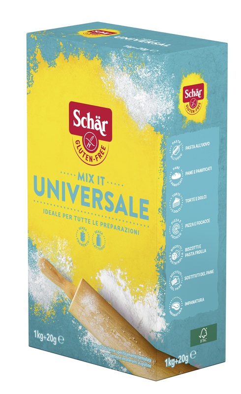 SCHAR MIX IT FARINA UNIVERSALE SENZA LATTOSIO 1 KG + 20 G - Farmacia Nuova Dr.ssa Gabriella Catellani
