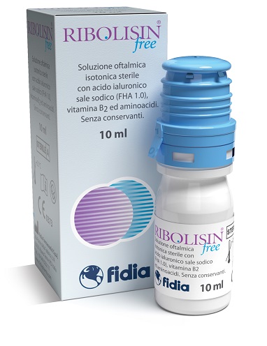 COLLIRIO SOLUZIONE OFTALMICA RIBOLISIN FREE 10 ML - Farmacia Nuova Dr.ssa Gabriella Catellani