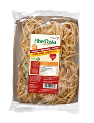 FIBERPASTA TAGLIATELLE SENZA UOVO BASSO CONTENUTO GLICEMICO  250 G - Farmacia Nuova Dr.ssa Gabriella Catellani