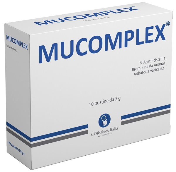 MUCOMPLEX 10 BUSTINE DA 3 G - Farmacia Nuova Dr.ssa Gabriella Catellani