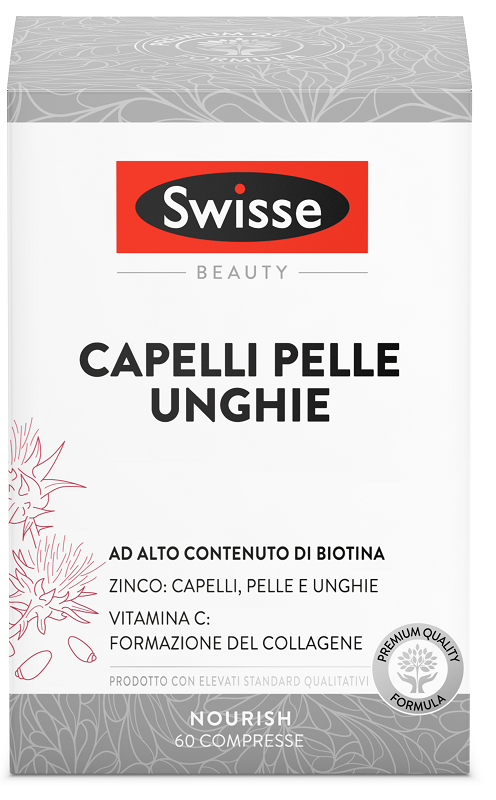 SWISSE CAPELLI PELLE UNGHIE 60 COMPRESSE - Farmacia Nuova Dr.ssa Gabriella Catellani