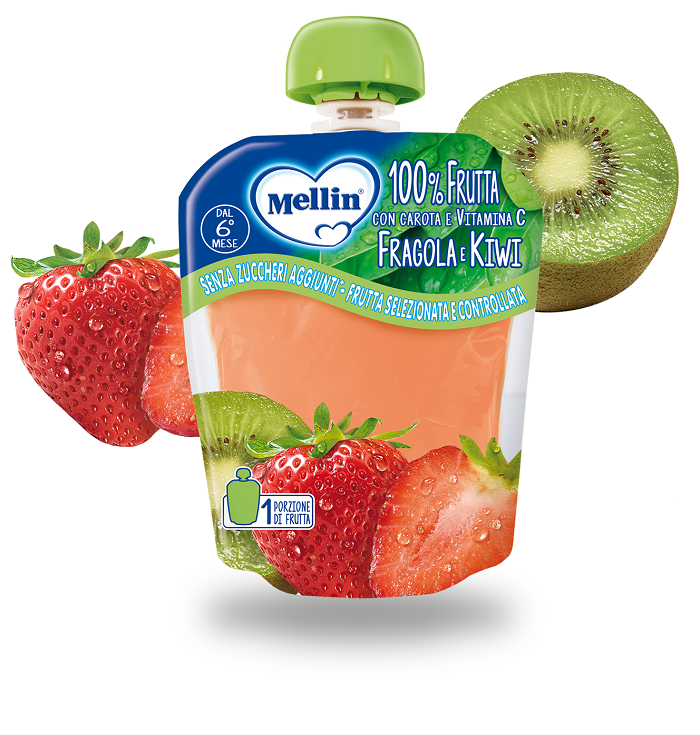 MELLIN POUCH FRAGOLA KIWI 90 G - Farmacia Nuova Dr.ssa Gabriella Catellani