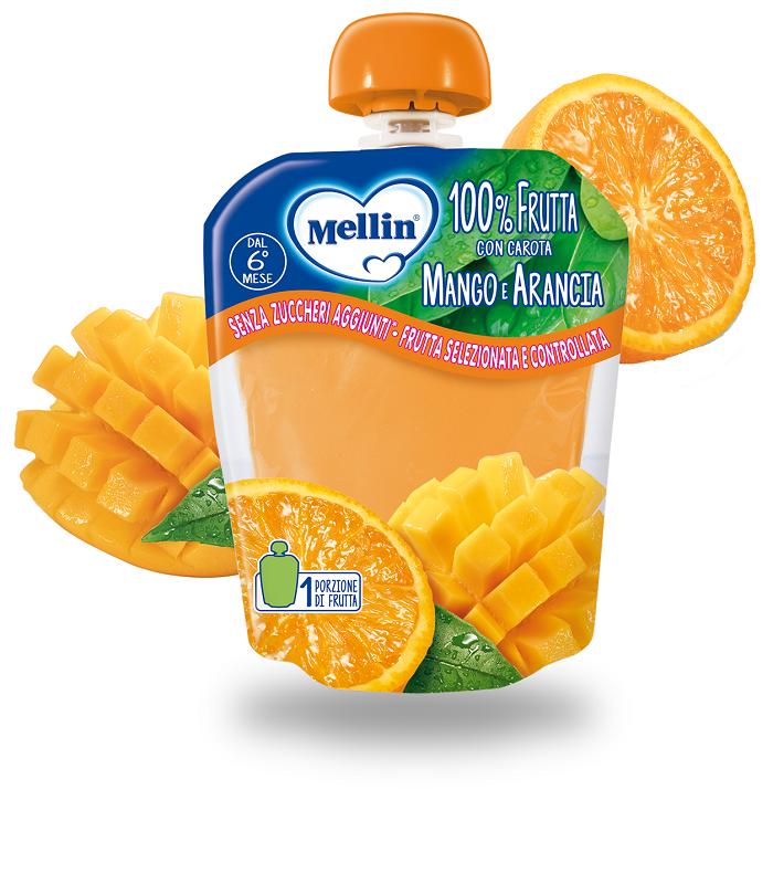 MELLIN POUCH ARANCIA MANGO 90 G - Farmacia Nuova Dr.ssa Gabriella Catellani