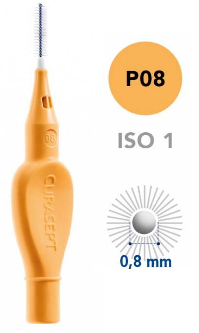 CURASEPT PROXI P08 ARANCIO CHIARO/TANGERINO 5 PEZZI - Farmacia Nuova Dr.ssa Gabriella Catellani