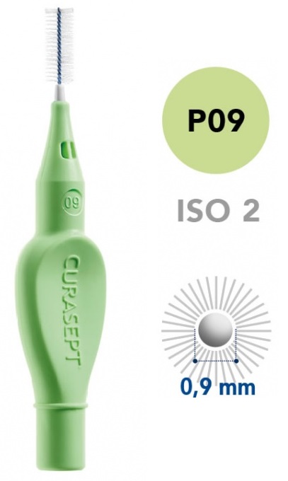 CURASEPT PROXI P09 VERDE CHIARO/LIGHT GREEN 5 PEZZI - Farmacia Nuova Dr.ssa Gabriella Catellani