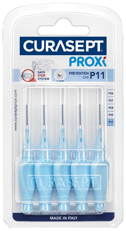 CURASEPT PROXI P11 AZZURRO/LIGHT BLUE 5 PEZZI - Farmacia Nuova Dr.ssa Gabriella Catellani