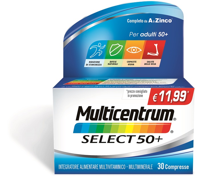 MULTICENTRUM SELECT 30 COMPRESSE PROMO - Farmacia Nuova Dr.ssa Gabriella Catellani