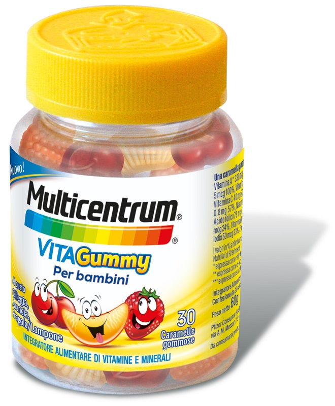 MULTICENTRUM VITAGUMMY 30 CARAMELLE GOMMOSE - Farmacia Nuova Dr.ssa Gabriella Catellani