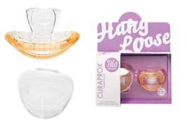 CURAPROX BABY SUCCHIETTO 2 PEZZI TG 2 COLORE ARANCIO + SCATOLA PER IGIENIZZAZIONE - Farmacia Nuova Dr.ssa Gabriella Catellani