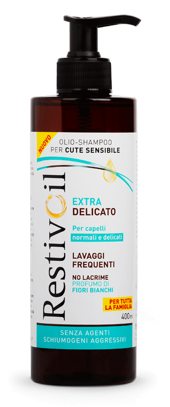 RESTIVOIL EXTRA DELICATO OLIO SHAMPOO PER CUTE SENSIBILE 400 ML - Farmacia Nuova Dr.ssa Gabriella Catellani