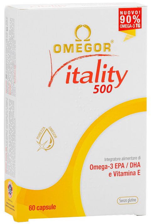 OMEGOR VITALITY 500 60 CAPSULE - Farmacia Nuova Dr.ssa Gabriella Catellani