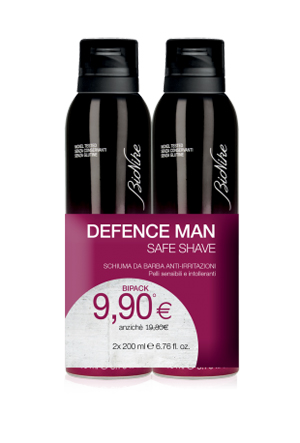 DEFENCE MAN BIPACK SCHIUMA BARBA 2 X 200 ML - Farmacia Nuova Dr.ssa Gabriella Catellani