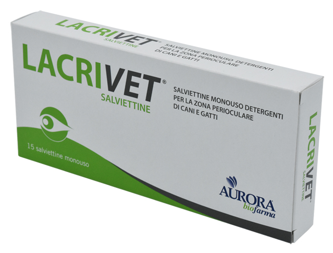 LACRIVET SALVIETTINE 15 PEZZI - Farmacia Nuova Dr.ssa Gabriella Catellani