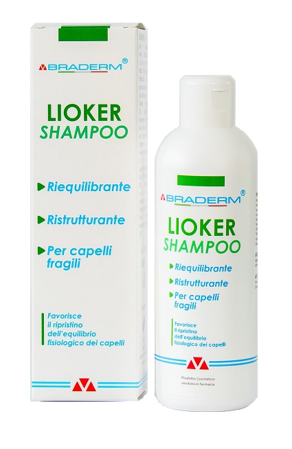 LIOKER SHAMPOO 200 ML BRADERM - Farmacia Nuova Dr.ssa Gabriella Catellani