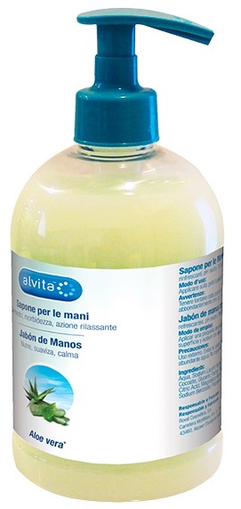 ALVITA SAPONE MANI ALOE VERA 500 ML - Farmacia Nuova Dr.ssa Gabriella Catellani