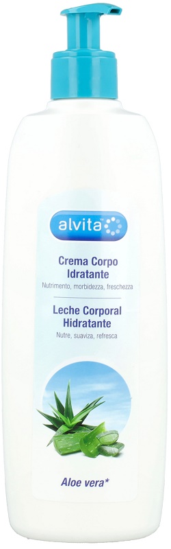 ALVITA CREMA CORPO IDRATANTE ALOE VERA 400 ML - Farmacia Nuova Dr.ssa Gabriella Catellani