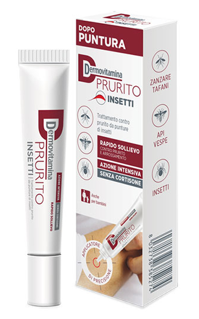 DERMOVITAMINA PRURITO INSETTI DOPO PUNTURA RAPIDO SOLLIEVO AZIONE INTENSIVA SENZA CORTISONE 15 ML - Farmacia Nuova Dr.ssa Gabriella Catellani