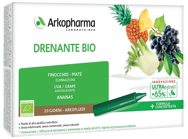 ARKOFLUIDI DRENANTE BIO 20 FIALE - Farmacia Nuova Dr.ssa Gabriella Catellani