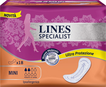 LINES SPECIALIST PANNOLONE MINI FARMA 18 PEZZI - Farmacia Nuova Dr.ssa Gabriella Catellani