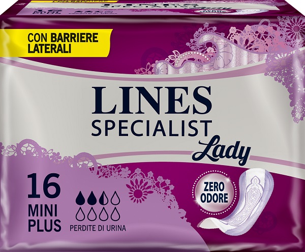 LINES SPECIALIST PANNOLONE MINI PLUS FARMA 16 PEZZI - Farmacia Nuova Dr.ssa Gabriella Catellani