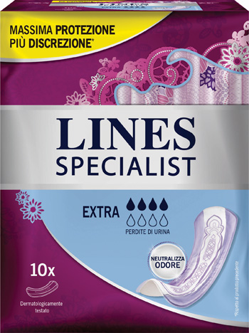 LINES SPECIALIST PANNOLONE EXTRA FARMA 10 PEZZI - Farmacia Nuova Dr.ssa Gabriella Catellani