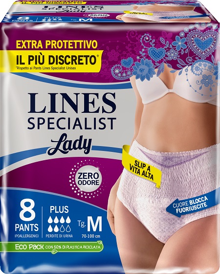 LINES SPECIALIST PANTS PLUS M FARMA 8 PEZZI - Farmacia Nuova Dr.ssa Gabriella Catellani