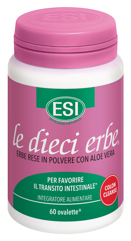 ESI LE DIECI ERBE COLON CLEANSE 60 OVALETTE - Farmacia Nuova Dr.ssa Gabriella Catellani