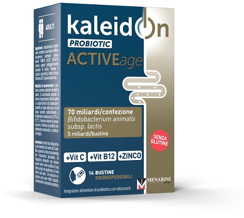 KALEIDON PROBIOTIC ACTIVE AGE 14 BUSTINE - Farmacia Nuova Dr.ssa Gabriella Catellani
