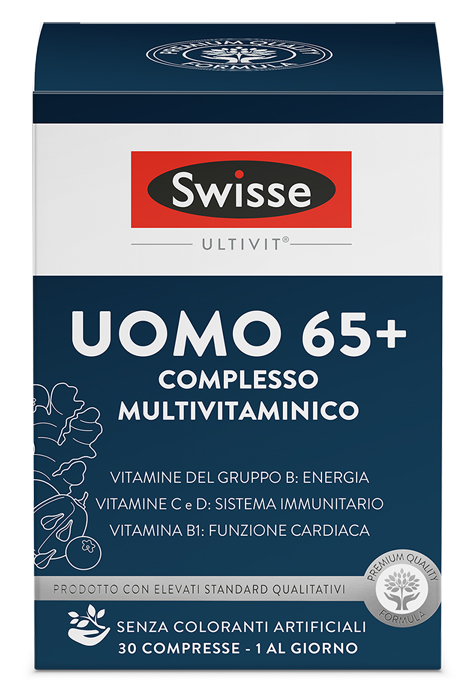 SWISSE UOMO 65+ COMPLESSO MULTIVITAMINICO 30 COMPRESSE - Farmacia Nuova Dr.ssa Gabriella Catellani