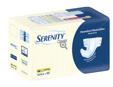 SERENITY PANNOLONE A MUTANDINA CLASSIC EXTRA XL 15 PEZZI - Farmacia Nuova Dr.ssa Gabriella Catellani