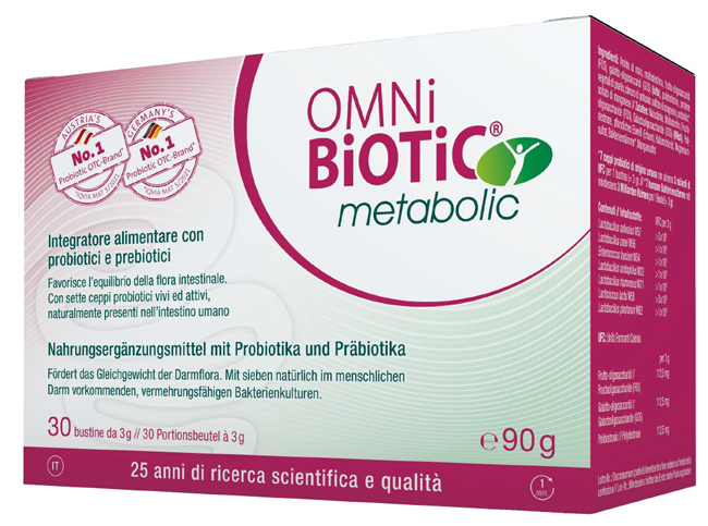 OMNI BIOTIC METABOLIC 30 BUSTINE DA 3 G - Farmacia Nuova Dr.ssa Gabriella Catellani