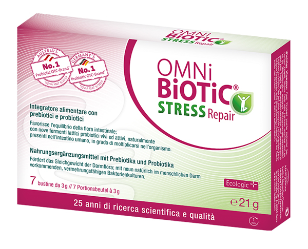 OMNI BIOTIC STRESS REPAIR 7 BUSTINE DA 3 G - Farmacia Nuova Dr.ssa Gabriella Catellani