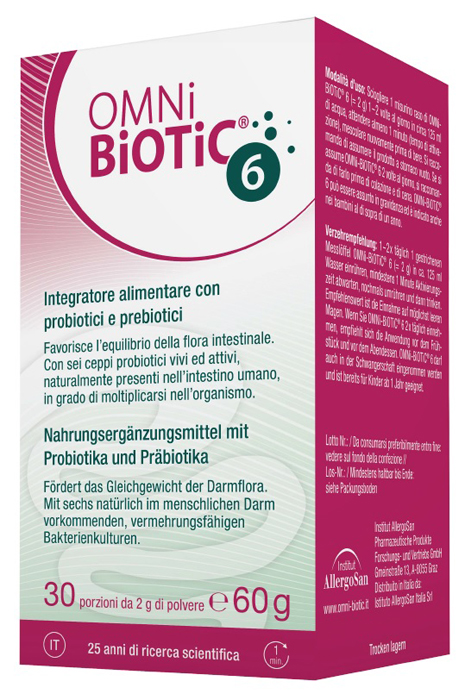 OMNI BIOTIC 6 BARATTOLO 60 G - Farmacia Nuova Dr.ssa Gabriella Catellani