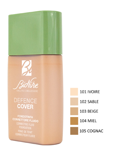 DEFENCE COVER FONDOTINTA CORRETTORE FLUIDO 103 40 ML - Farmacia Nuova Dr.ssa Gabriella Catellani