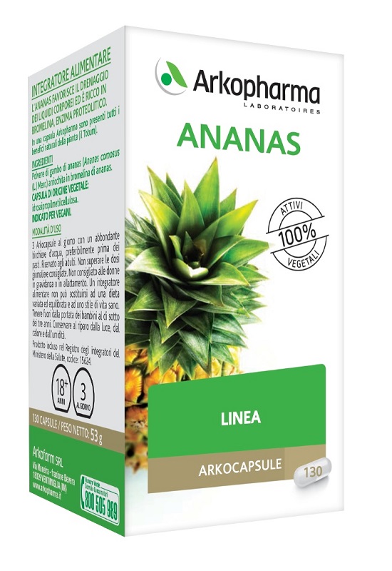 ARKO CAPSULE ANANAS 130 CAPSULE - Farmacia Nuova Dr.ssa Gabriella Catellani