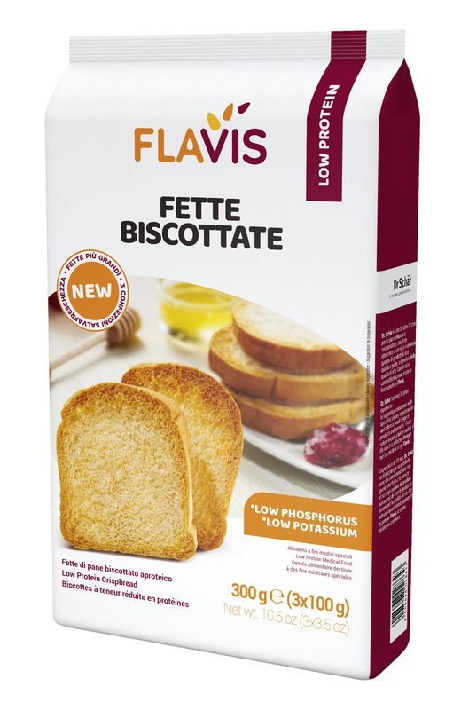 FLAVIS FETTE BISCOTTATE APROTEICHE 300 G - Farmacia Nuova Dr.ssa Gabriella Catellani