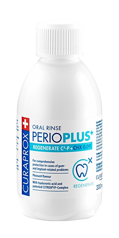 CURAPROX PERIOPLUS+ REGENERATE CHX 0,09% 200 ML - Farmacia Nuova Dr.ssa Gabriella Catellani