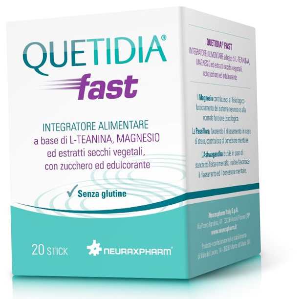 QUETIDIA FAST 20 STICK - Farmacia Nuova Dr.ssa Gabriella Catellani