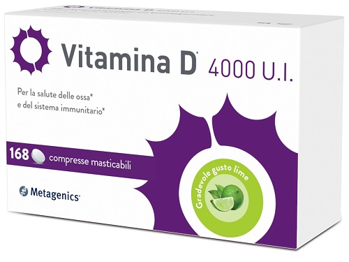 VITAMINA D 4000UI 168 COMPRESSE MASTICABILI - Farmacia Nuova Dr.ssa Gabriella Catellani