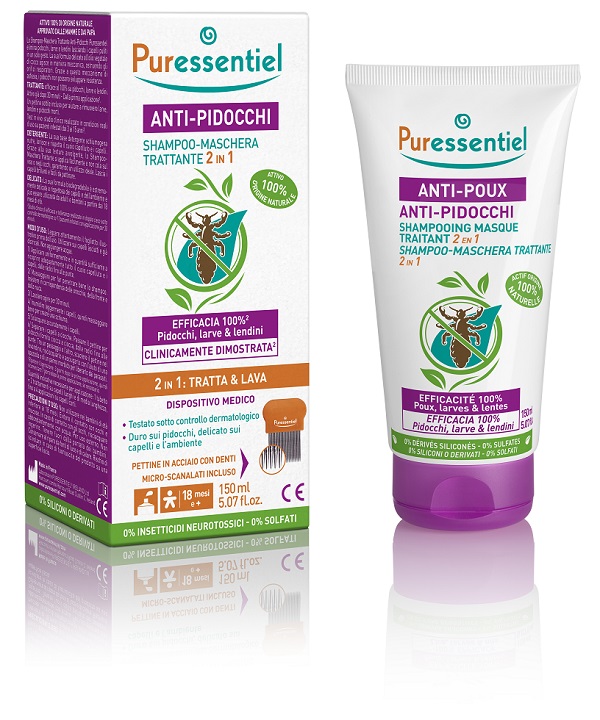 PURESSENTIEL SHAMPOO TRATTANTE ANTI-PIDOCCHI 150 ML - Farmacia Nuova Dr.ssa Gabriella Catellani