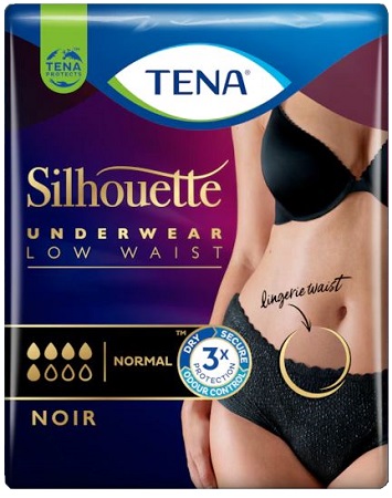 TENA SILHOUETTE NOIR M 10 PEZZI - Farmacia Nuova Dr.ssa Gabriella Catellani