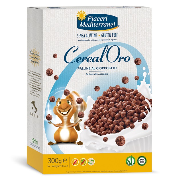 PIACERI MEDITERRANEI CEREALORO PALLINE CIOCCOLATO 300 G - Farmacia Nuova Dr.ssa Gabriella Catellani
