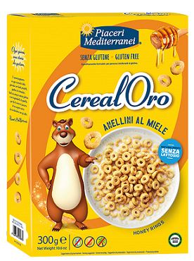 PIACERI MEDITERRANEI CEREALORO ANELLINI MIELE 300 G - Farmacia Nuova Dr.ssa Gabriella Catellani