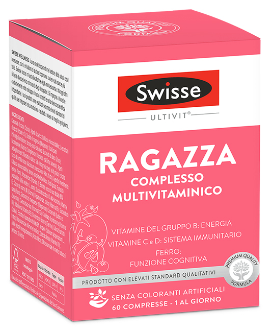 SWISSE MULTIVITAMINICO RAGAZZA 60 COMPRESSE - Farmacia Nuova Dr.ssa Gabriella Catellani